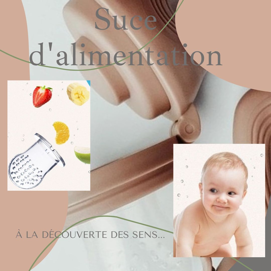 Suce d'alimentation en silicone pour bébé