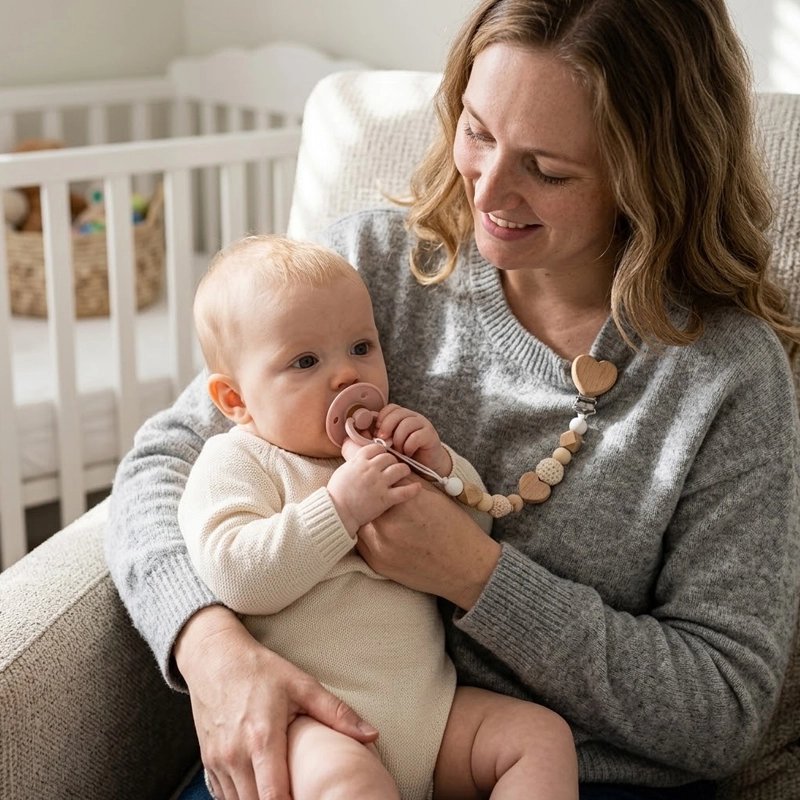 bebe s'appaise sur maman avant le dodo