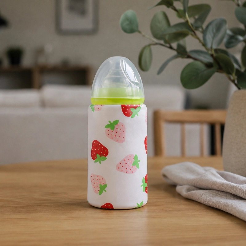 Chauffe biberon nomade fraise dans la cuisine