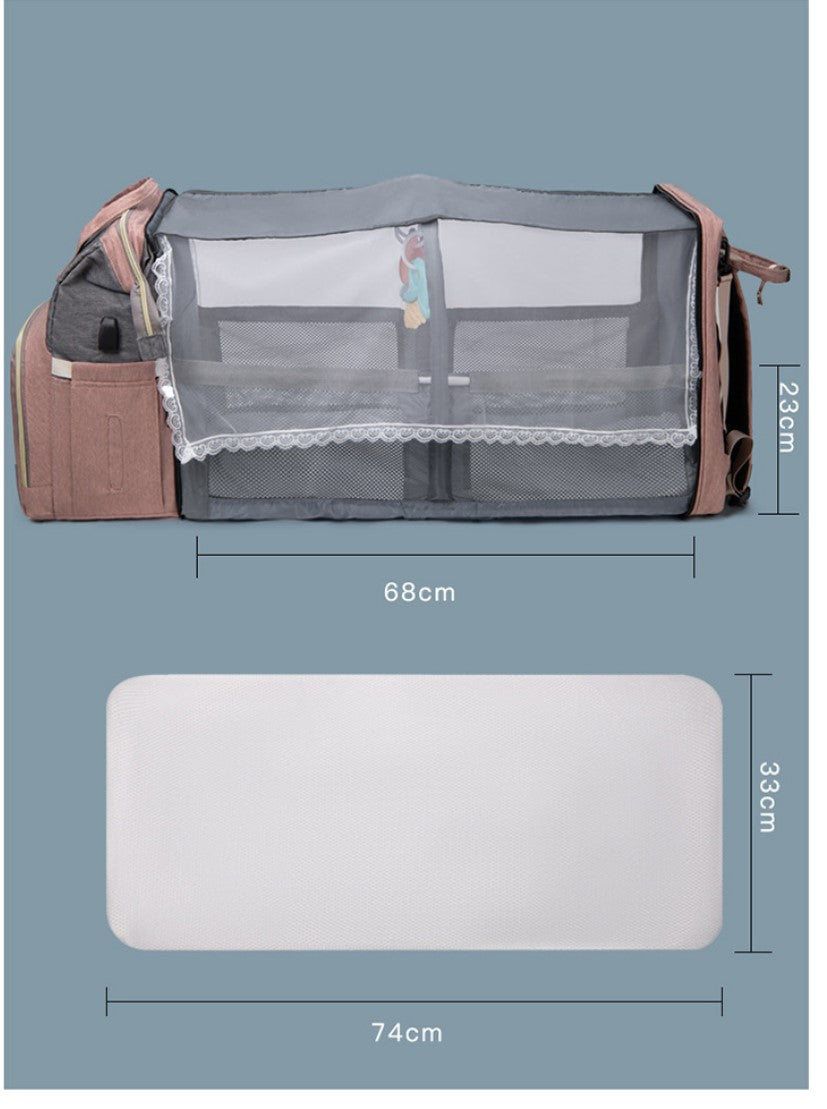 Sac à couches et lit pliable pour bébé ™ - 2ième génération