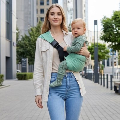 Porte bebe hanche | Ergonomique - Lajoie de bébé