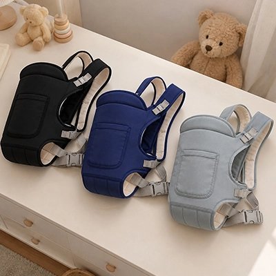 Porte bébé variété de belle couleur tendance et neutre