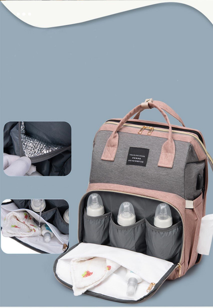 Sac à couches et lit pliable pour bébé ™ - 2ième génération - Lajoie de bébé