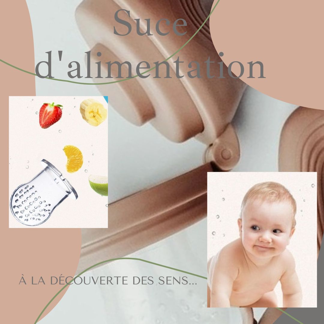 Suce d'alimentation en silicone pour bébé - Lajoie de bébé